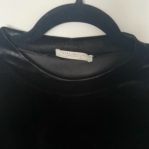 Zara Velvet T-Shirt - Picture 2 of 3